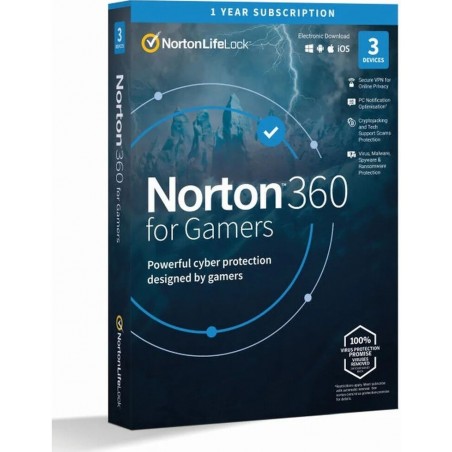 Norton 360 for Gamers, vícenásobná internetová ochrana pro hráče