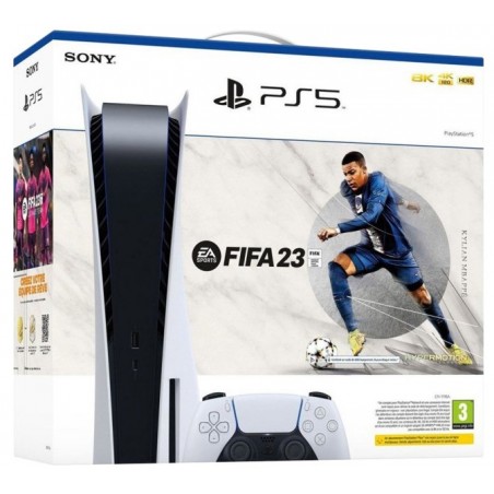 SKLADEM - Sony PlayStation 5 BluRay + FIFA 23 CZ, herní konzole PS5, nový, zabalený, záruka